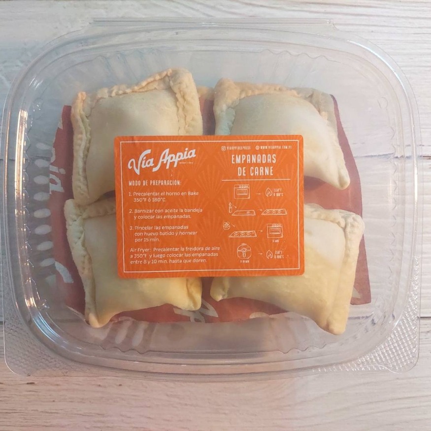 MINI EMPANADAS DE TRIGO RELLENAS CON CARNE