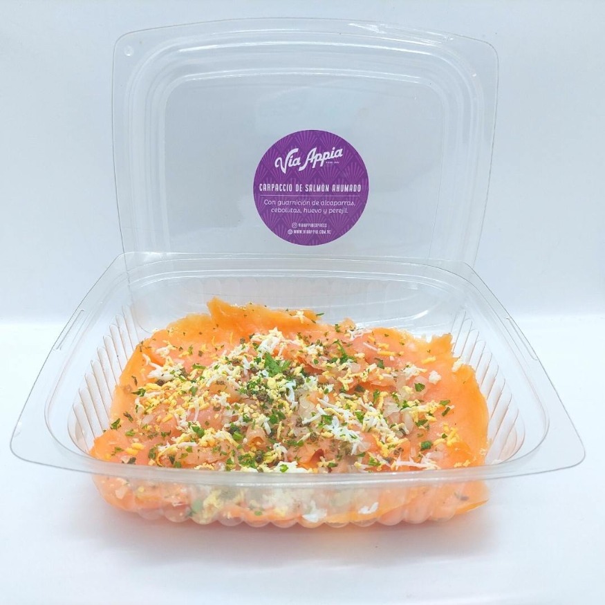 CARPACCIO DE SALMÓN AHUMADO NORUEGO