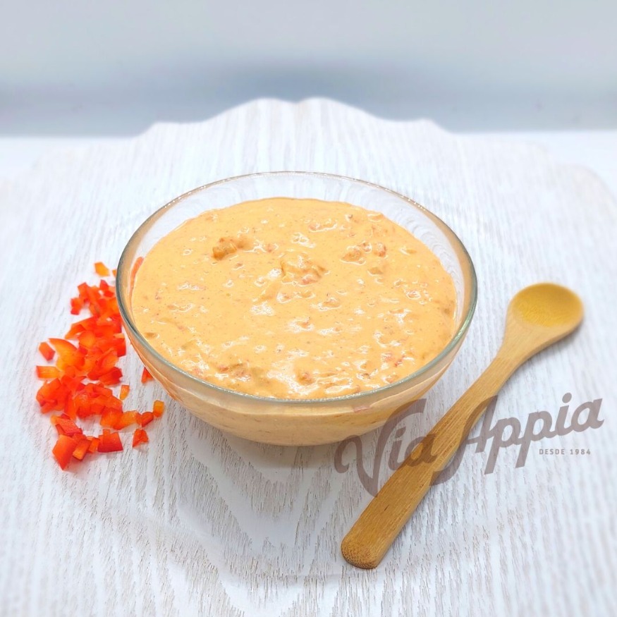 DIP DE QUESO DE CABRA CON PIMENTÓN