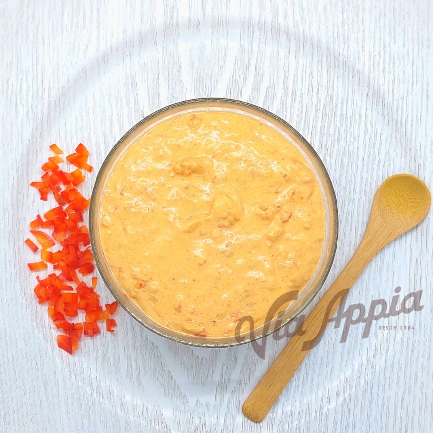 DIP DE QUESO DE CABRA CON PIMENTÓN