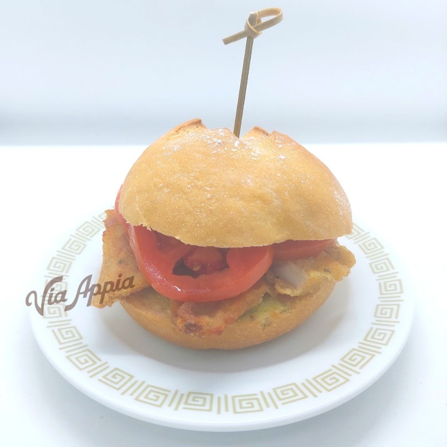 SÁNDWICH MIGNON DE MILANESA DE POLLO