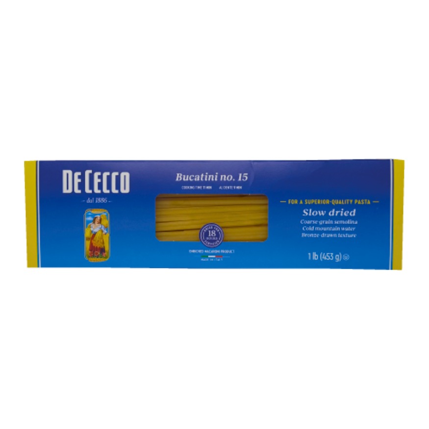 PASTA DE CECCO BUCATINI NRO 15