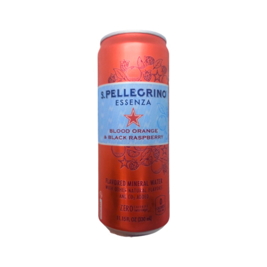 AGUA GASIFICADA SABOR A NARANJA Y FRAMBUESA SAN PELLEGRINO ZERO / SIN AZÚCAR