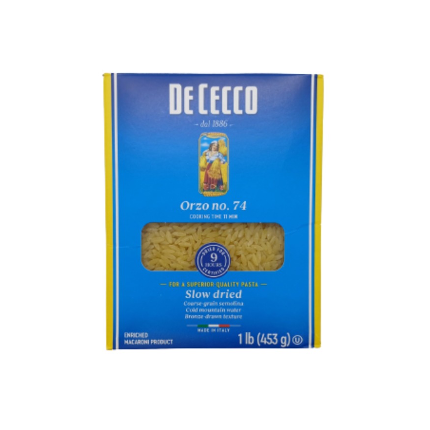 PASTA DE CECCO ORZO NRO 74