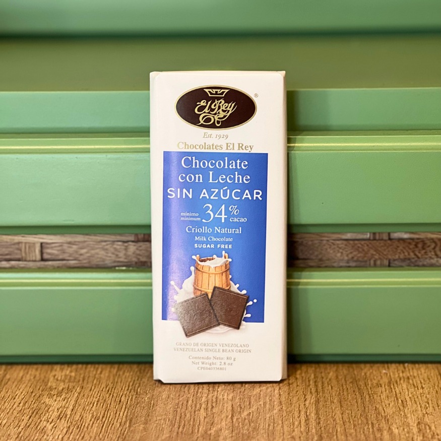 CHOCOLATE CON LECHE SIN AZUCAR EL REY