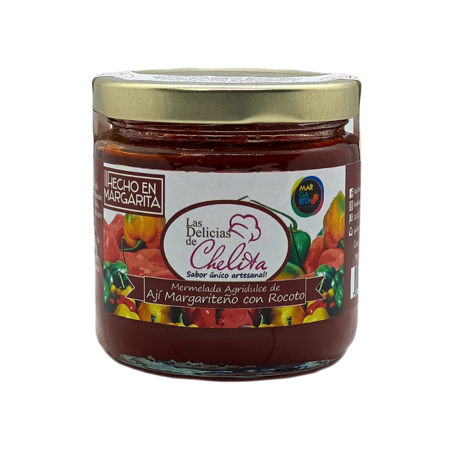 MERMELADA DE AJÍ MARGARITEÑO CON ROCOTO