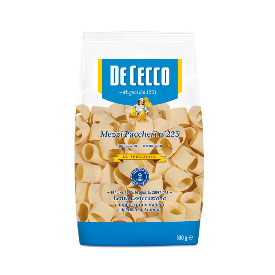 PASTA DE CECCO MEZZI PACCHERI NRO 225