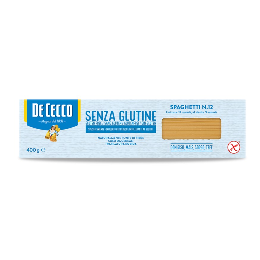 PASTA DE CECCO SIN GLUTEN SPAGUETTI NRO 12