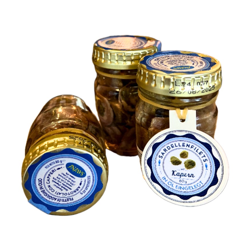 ANCHOAS RELLENAS CON ALCAPARRAS