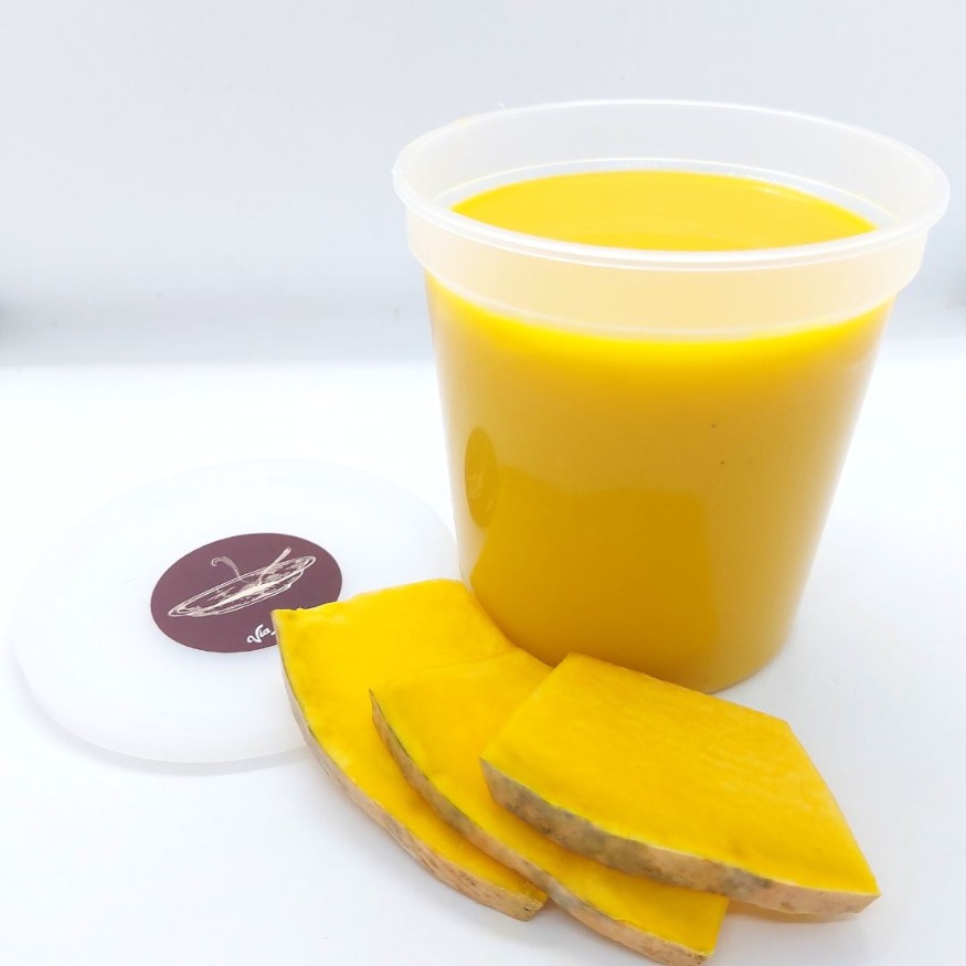 CREMA DE AUYAMA CON KALE 2 RACIONES