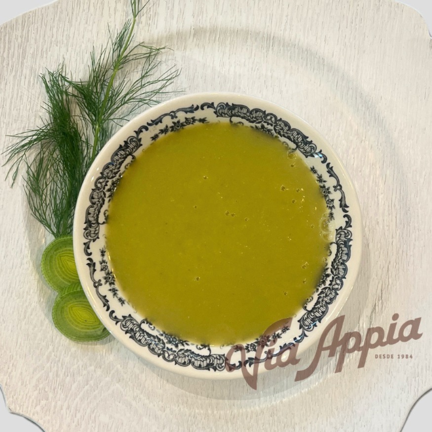 CREMA DE LECHUGA CON HINOJO 1 RACIÓN