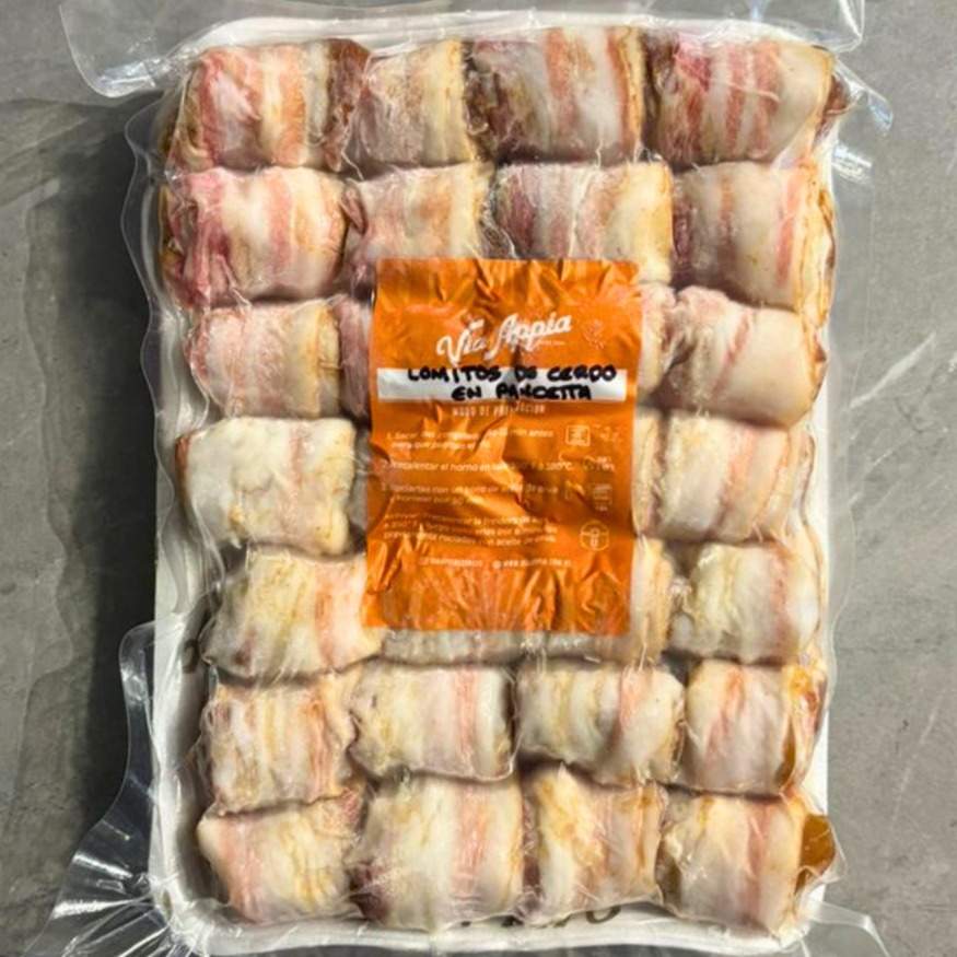 LOMITOS DE CERDO ENVUELTOS EN PANCETTA