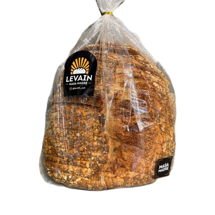 PAN DE MASA MADRE LEVAIN HOGAZA CON SEMILLAS