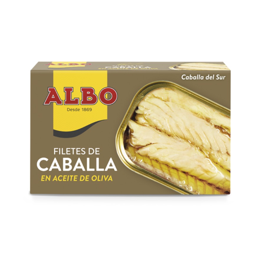 FILETES DE CABALLA EN ACEITE DE OLIVA ALBO
