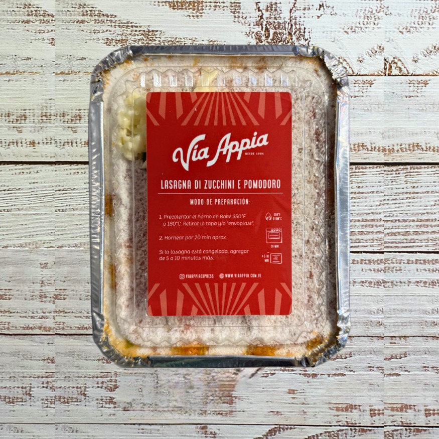 LASAGNA DE CALABACÍN Y TOMATE