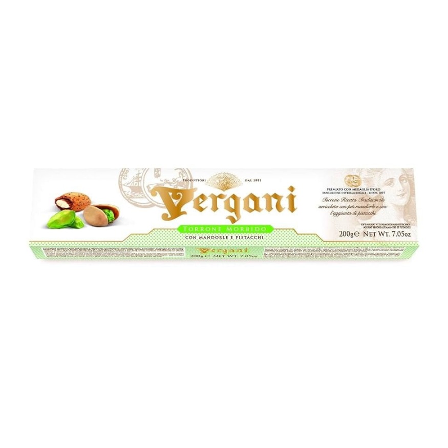 TURRÓN VERGANI CON MANDORLE E PISTACCHI