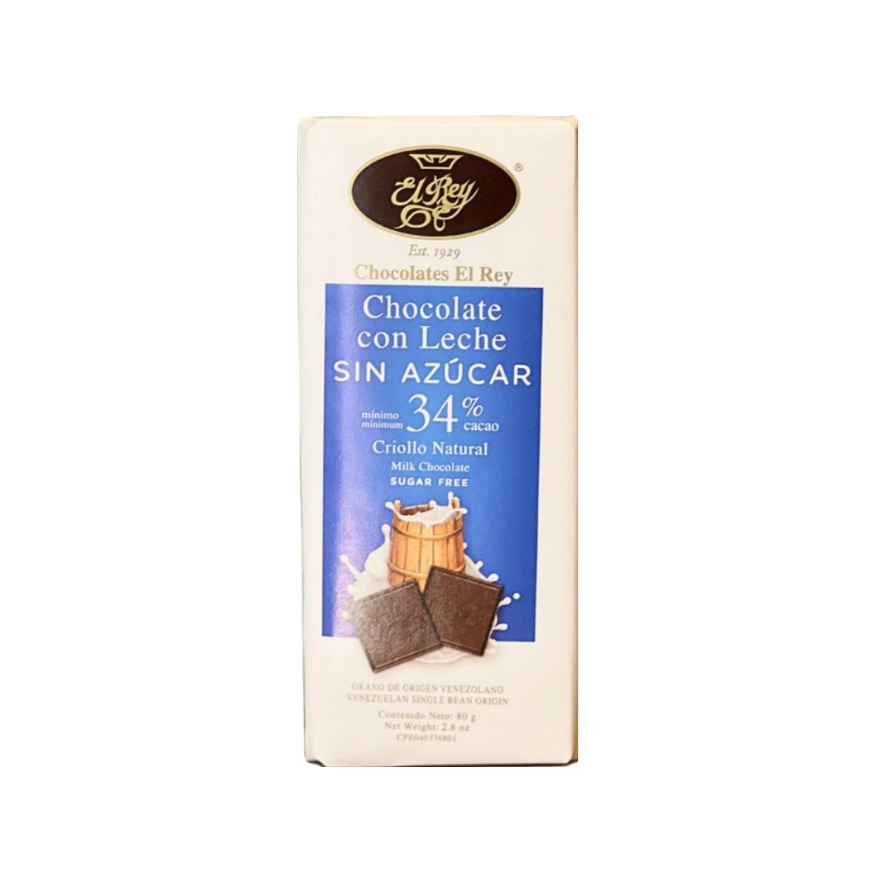 CHOCOLATE CON LECHE SIN AZUCAR EL REY