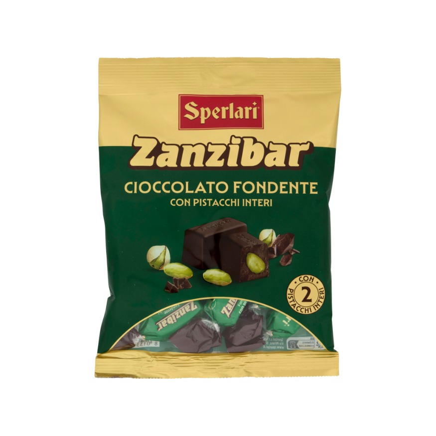 ZANZIBAR CIOCCOLATO FONDENTE CON PISTACCHI SPERLARI