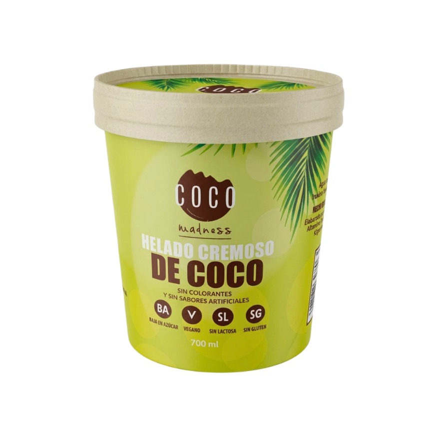 HELADO DE COCO BAJO EN AZÚCAR