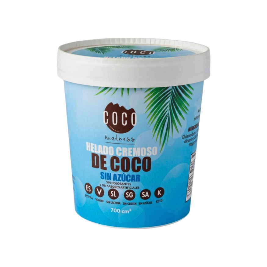 HELADO DE COCO SIN AZÚCAR
