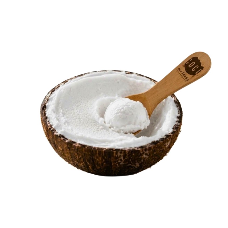 CONCHA DE HELADO DE COCO BAJO EN AZÚCAR