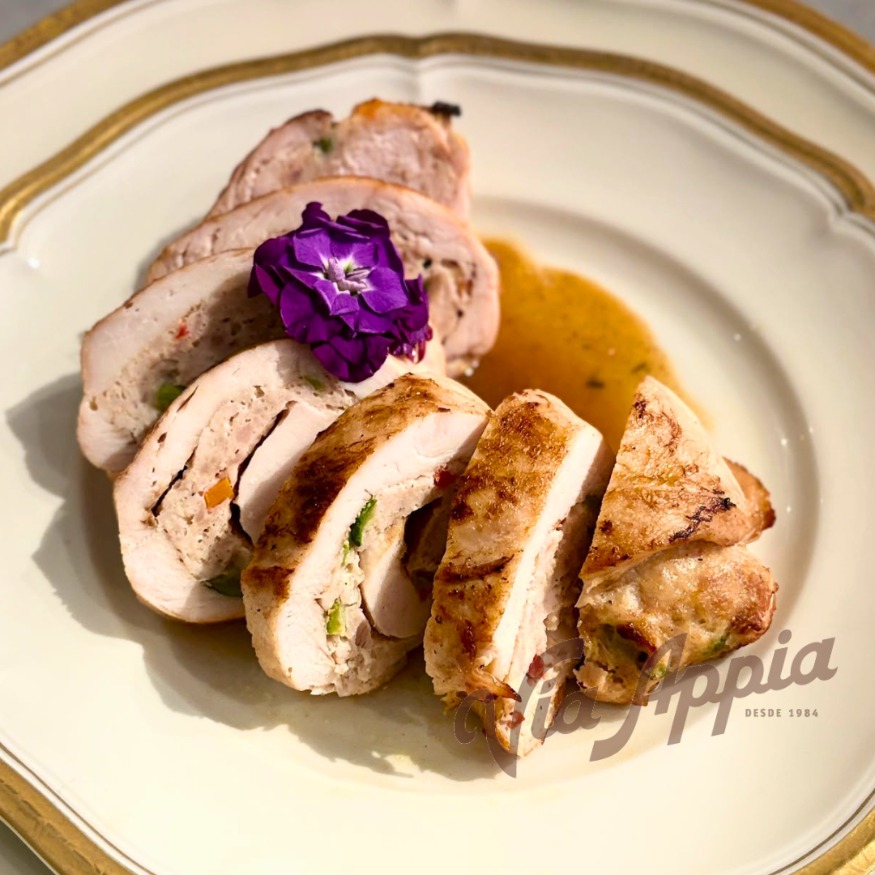 INVOLTINI DE POLLO A LA PRIMAVERA